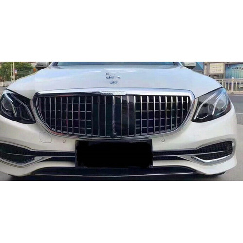 גריל קידמי דקורטיבי לרכב מרצדס W213 E מ2016-2020 דגם מייבאך MAYBACH צבע כרום