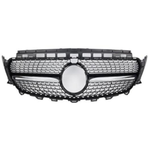 גריל קידמי דקורטיבי לרכב מרצדס W213 E מ2016-2020 דגם סקיי סטאר צבע שחור