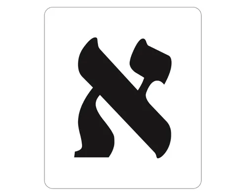 מדבקות אותיות דגושות שקופות ועמידות במים - דגם 1080