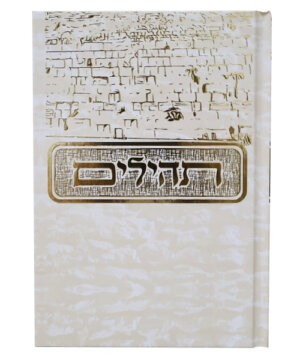 תהילים כריכה קשה- דגם כותל פורמט גדול