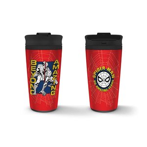 Marvel -Spider-Man (Beyond Amazing) Metal Travel Mug Pyramid