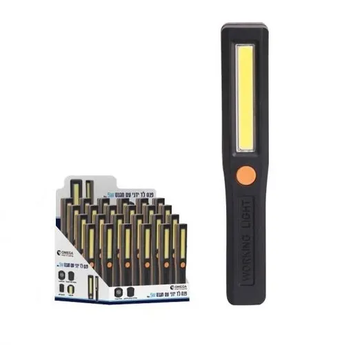 פנס יד לדעם מגנט OMEGA OM-HANDLIGHT-24
