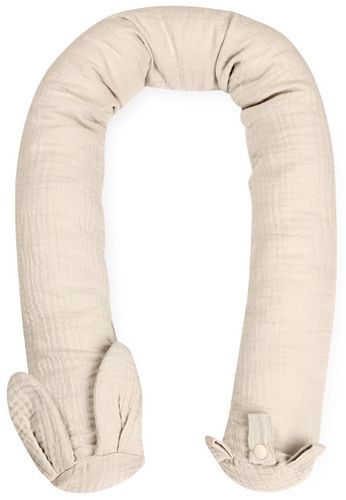 כרית נחשוש קטנה לעגלה 100% כותנה טטרא מסדרת GOOD VIBES - בז'