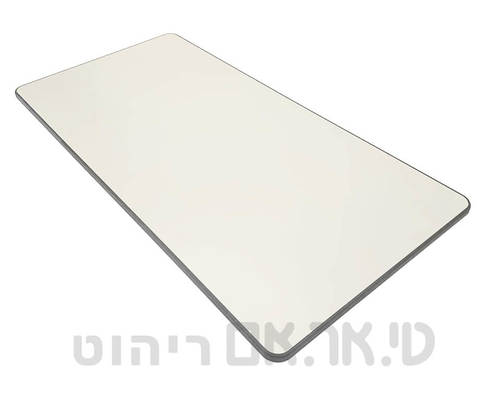פלטה 60-120 שמנת  קנט אפור
