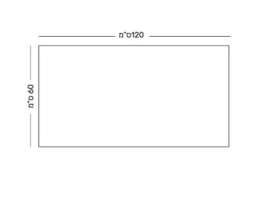 שרטוט מידות פלטה 