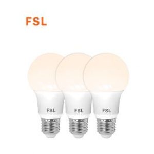 שלישיית נורות לד A60 בסיס E27 FSL 11W 3000K