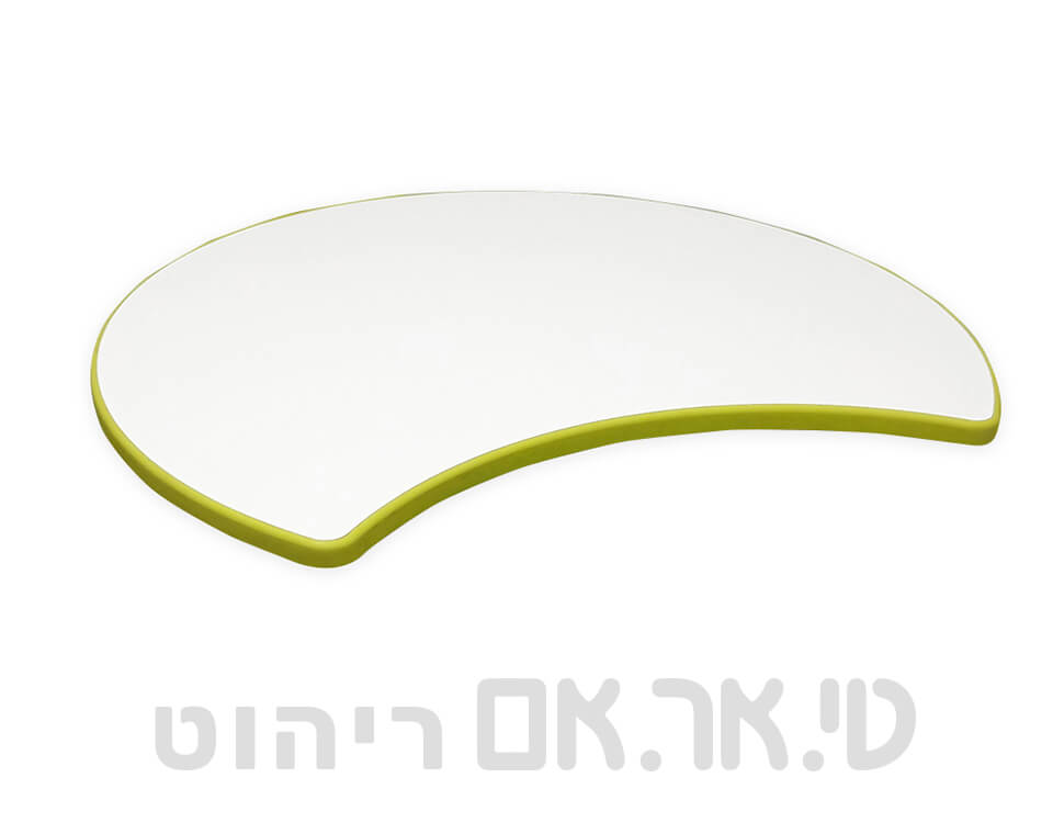 פלטה דגם סהר עם קנט צבעוני