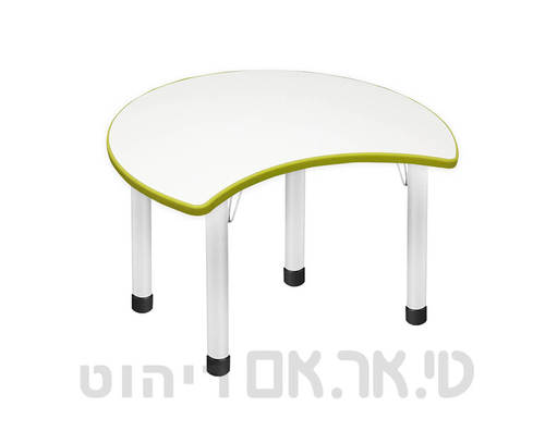 שולחן עם פלטה דגם סהר