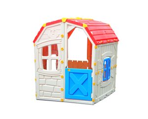 סט של בית ילדים "HAPPY" + זוג נדנדות רהם - תוצרת ישראל 