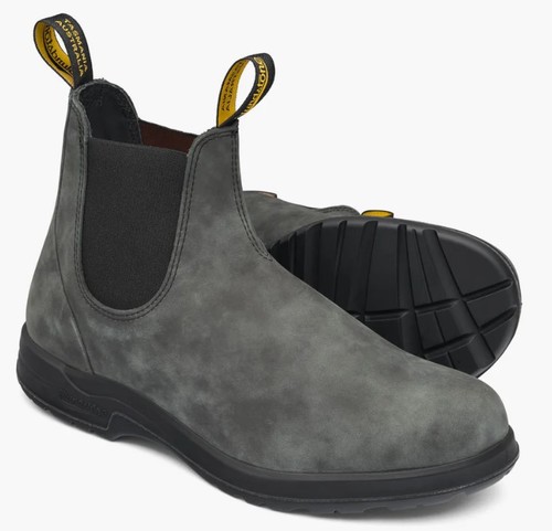 נעלי בלנסטון Vibram 2055 בצבע שחור רסטיק