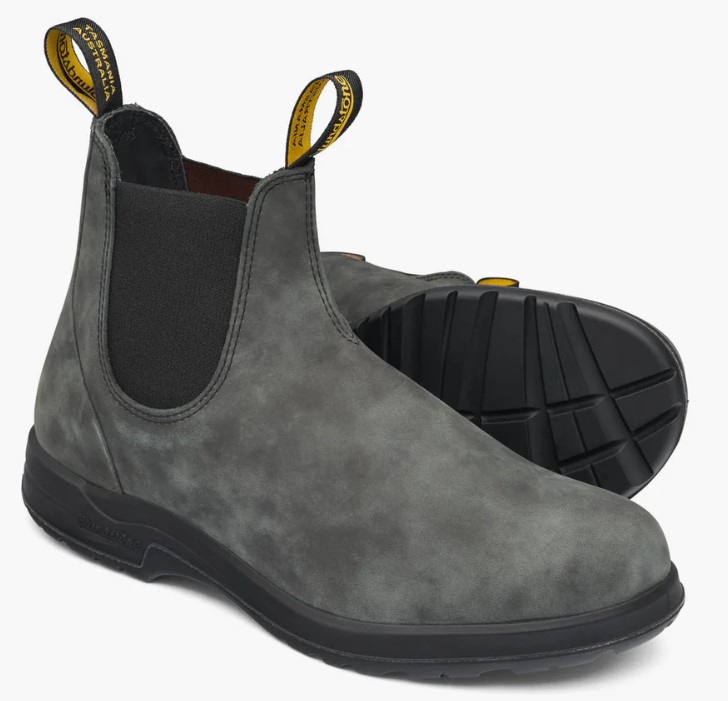 נעלי בלנסטון Vibram 2055 בצבע שחור רסטיק