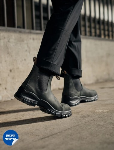 נעלי בלנסטון 2238 בצבע שחור ראסטיק ( ללא סוליית VIBRAM)