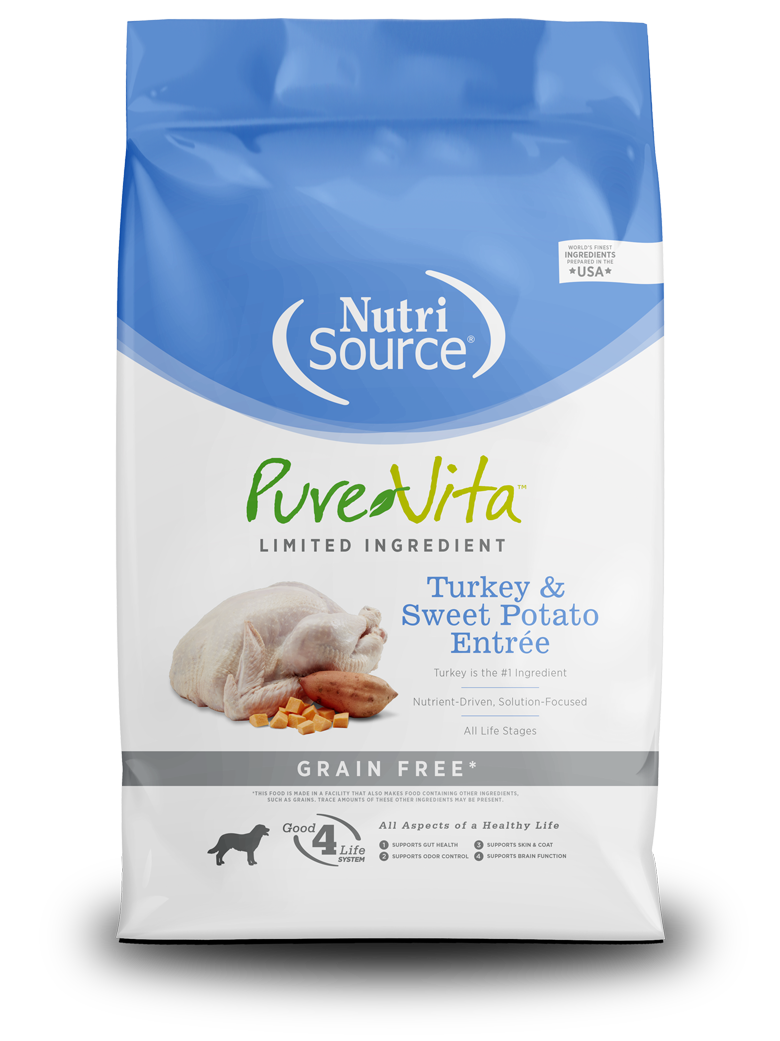 פיור ויטה Pure Vita מזון לכלב הוליסטי הודו ובטטה 1.8 ק"ג