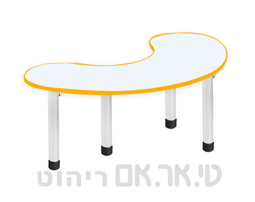 שולחן עם פלטה דגם בננה