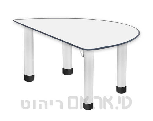 שולחן פלטה חצי עיגול