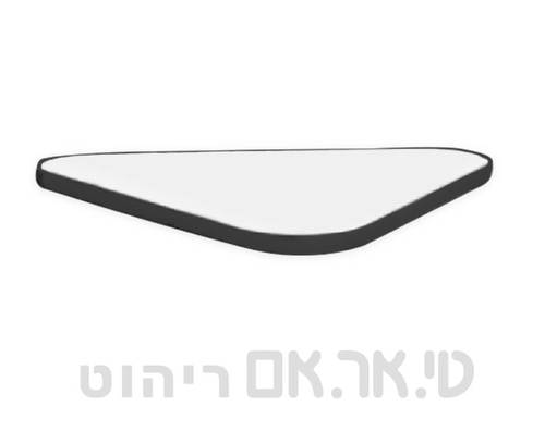 פלטה עם קנט שחור