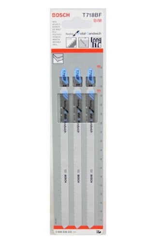 סט 3 משוריות מתכת ארוכות מאוד לג'יקסו T718BF