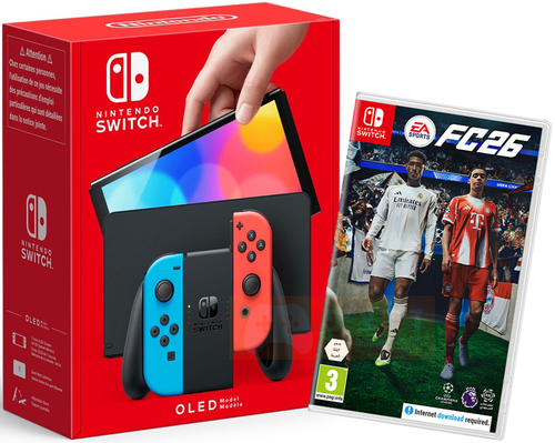 Nintendo Switch OLED Bundle עם EA SPORTS FC 26