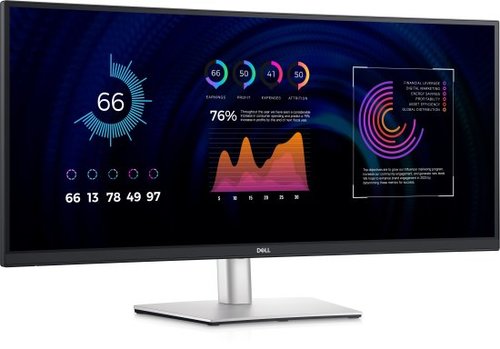 מסך מחשב Dell 34 Curved USB-C Hub Monitor P3424WE