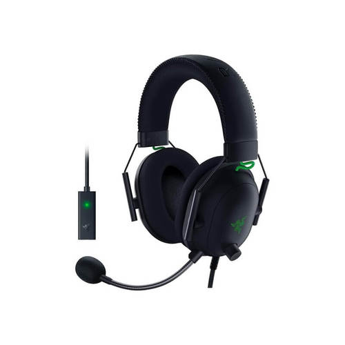 אוזניות גיימינג חוטיות דגם BLACKSHARK V2 USB RAZER בצבע שחור