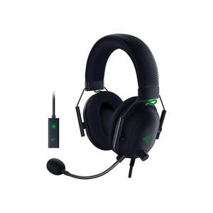 אוזניות גיימינג חוטיות דגם BLACKSHARK V2 USB RAZER בצבע שחור