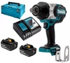 מפתח אימפקט ''1/2 18V כולל סוללות 6AH דגם Makita DTW1002