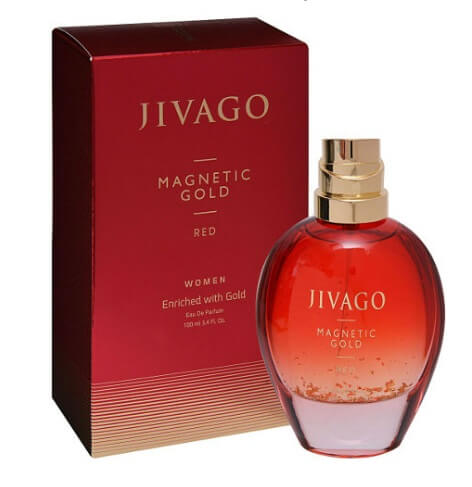 בושם לאישה Jivago Magnetic Gold Red EDP 100 ml