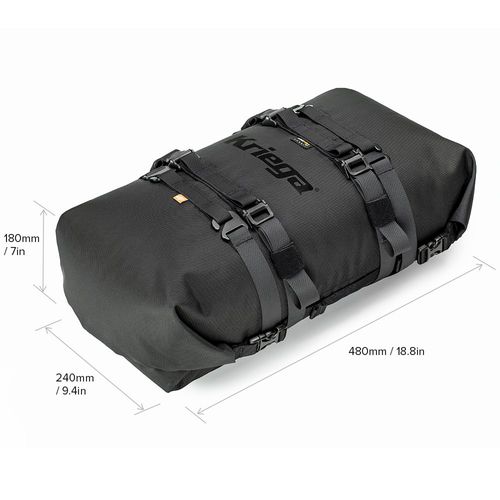 שק זנב לאופנוע קרייגה 20 ליטר צהוב - KRIEGA ROLLPACK 20