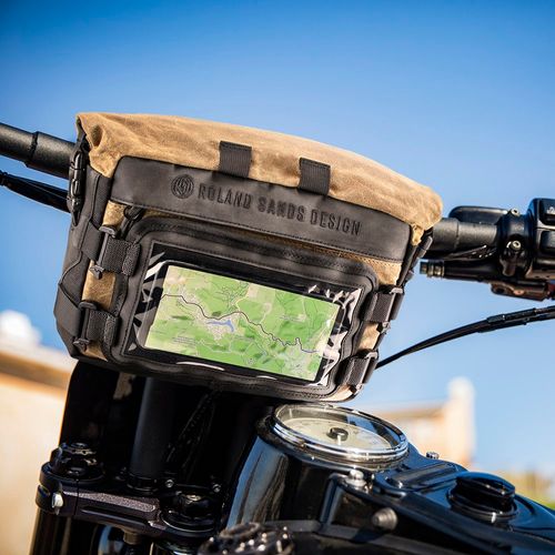 תיק כידון לאופנוע קרייגה חום - KRIEGA ROAM HANDLEBAR BAG