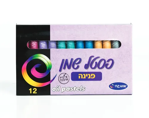 פסטל שמן בגווני פנינה - 12 יח'