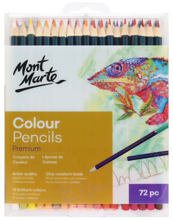 סט 72 עפרונות צבעוניים COLOUR PENCILS Premium 