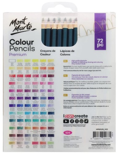 סט 72 עפרונות צבעוניים COLOUR PENCILS Premium 