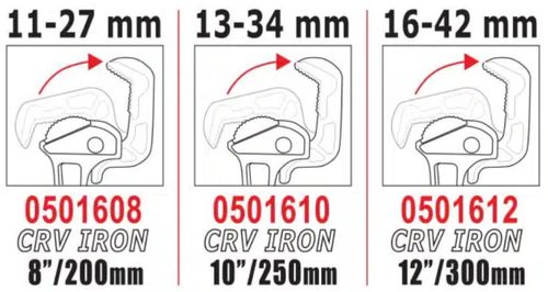 מפתח צינורות קקדו 14 אינץ B-Tech