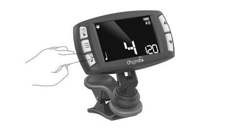 טיונר כרומטי + מטרונום קליפס נטען CHERUB WMT-560
