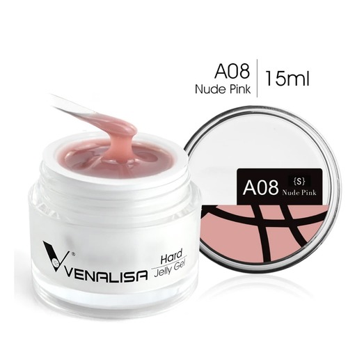 ג’ל בנייה A08 15 מ”ל Nude pink ונליסה