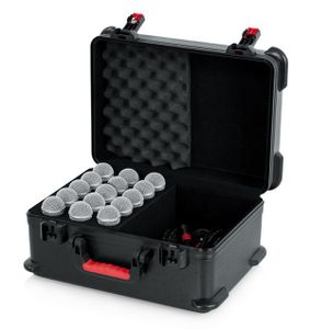 ארגז ל 15 מיקרופונים וכבלים GATOR GTSA-MIC15 Polyethylene