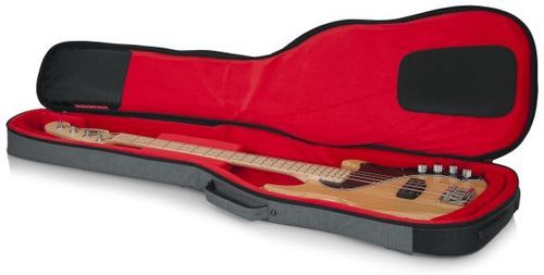 נרתיק לגיטרה בס אפור GATOR GT-BASS-GRY Transit Series Bass Grey