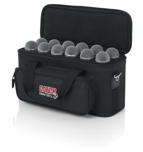 נרתיק ל 12 מיקרופונים GATOR GM-12B Padded Bag