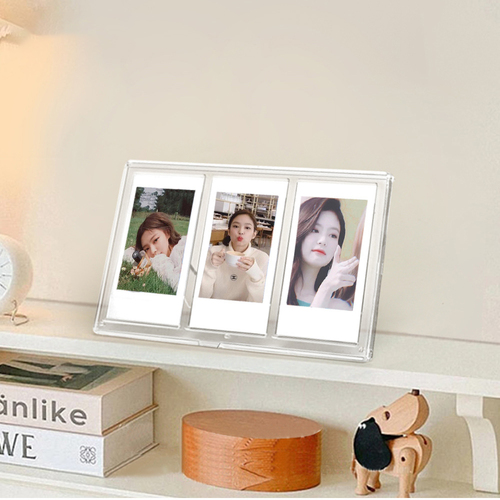 מעמד שקוף ל-3 תמונות Instax Mini