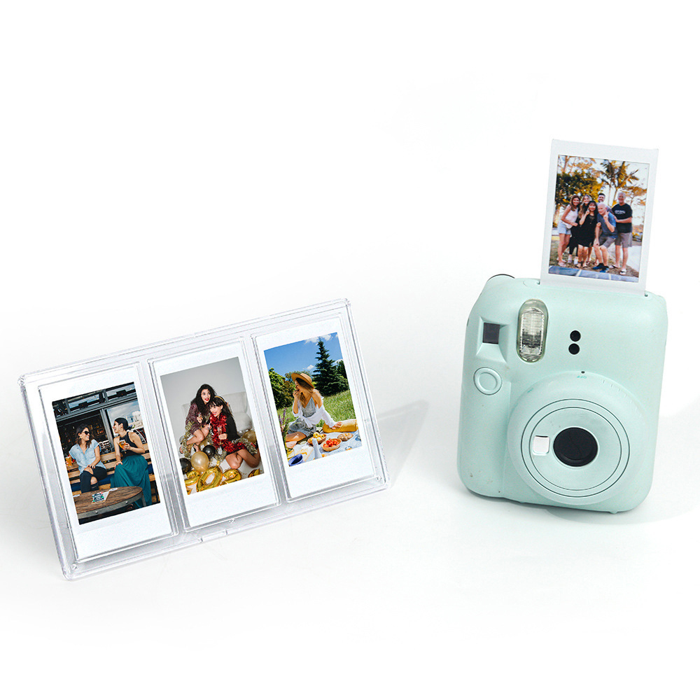 מעמד שקוף ל-3 תמונות Instax Mini