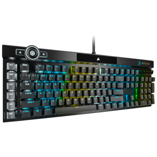 מקלדת גיימינג אופטית-מכנית (אנגלית בלבד) Corsair K100 RGB