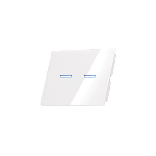 מתג חכם לתאורה 2 מפסקים לבן  / שחור  