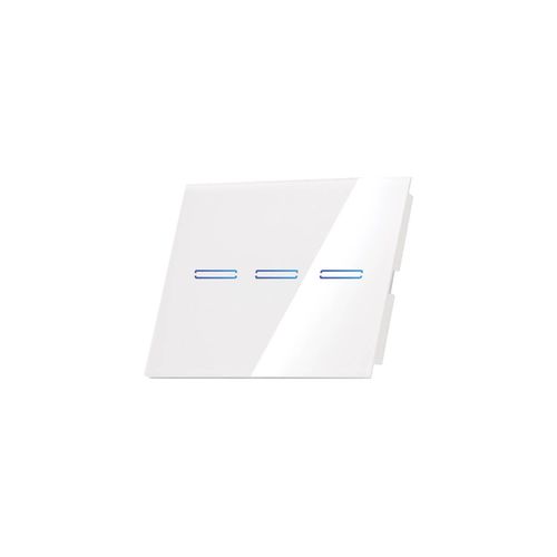 מתג חכם לתאורה 3 מפסקים לבן  / שחור   