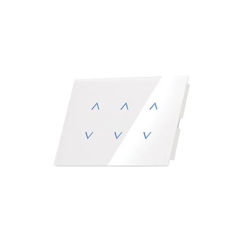 מתג חכם לתריסים 3 מפסקים לבן