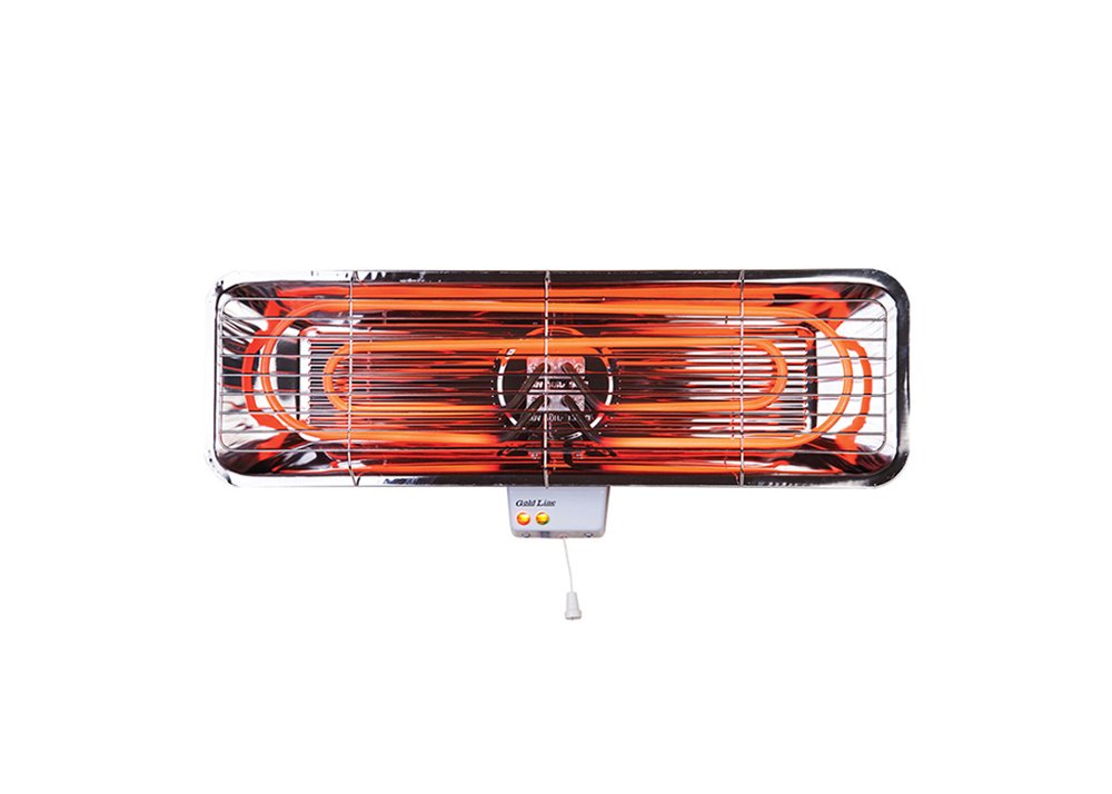 תנור חימום נירוסטה כפול לאמבטיה 2200W Gold Line-גולד ליין