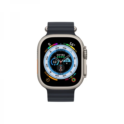 שעון ספורט חכם בעברית WIWU SW01 Ultra Max -כסף כולל 2 רצועות 