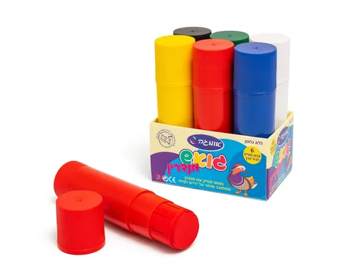 סט 6 צבעי גואש סטיק מנדרין