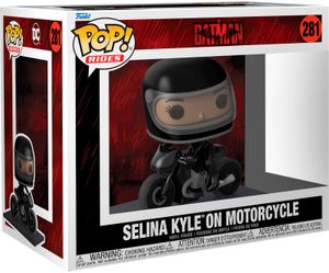 POP Ride DLX:The Batman- Selina Kyle on motorcycle- אריזה פגומה Funko
