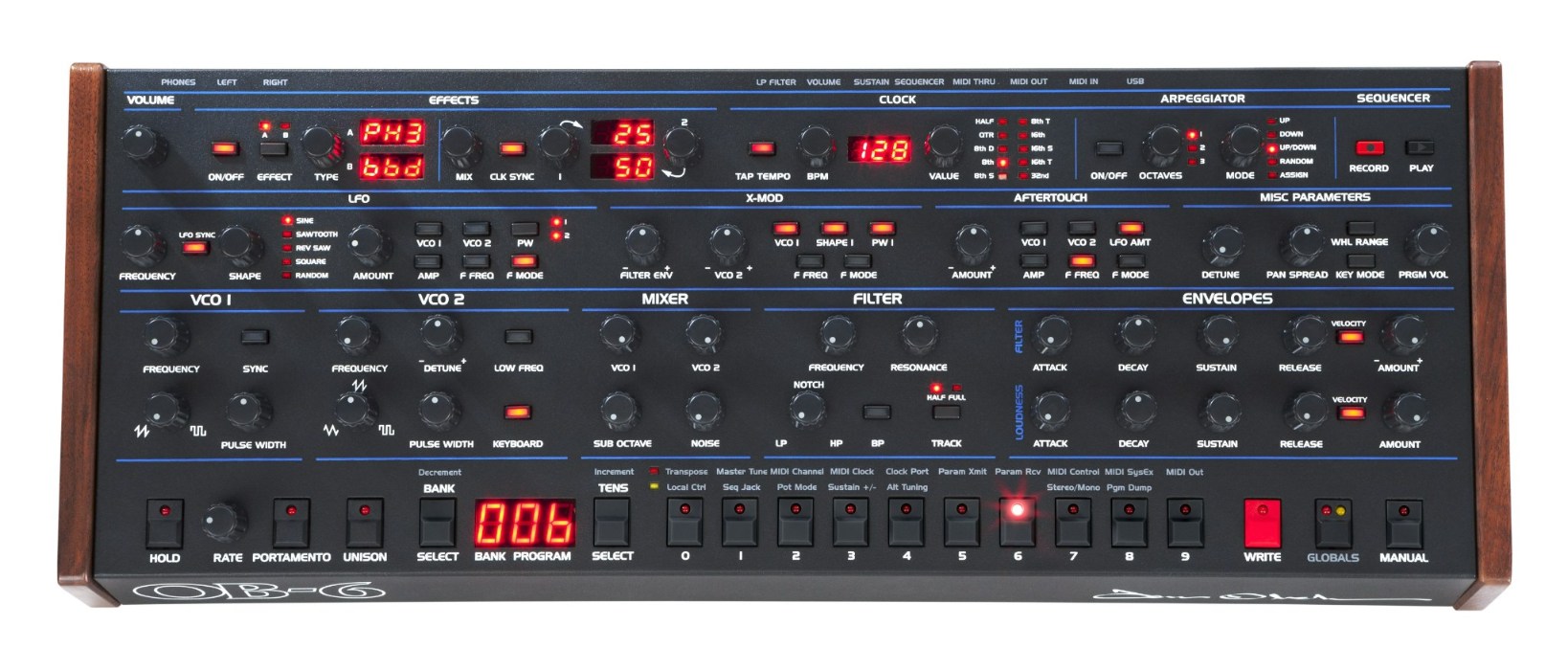 סינתיסייזר OB-6 Desktop