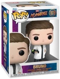 בובת פופ מארוול: מיס מארוול - ברונו - Funko POP! Marvel: Ms. Marvel - Bruno #1079 - אריזה פגומה